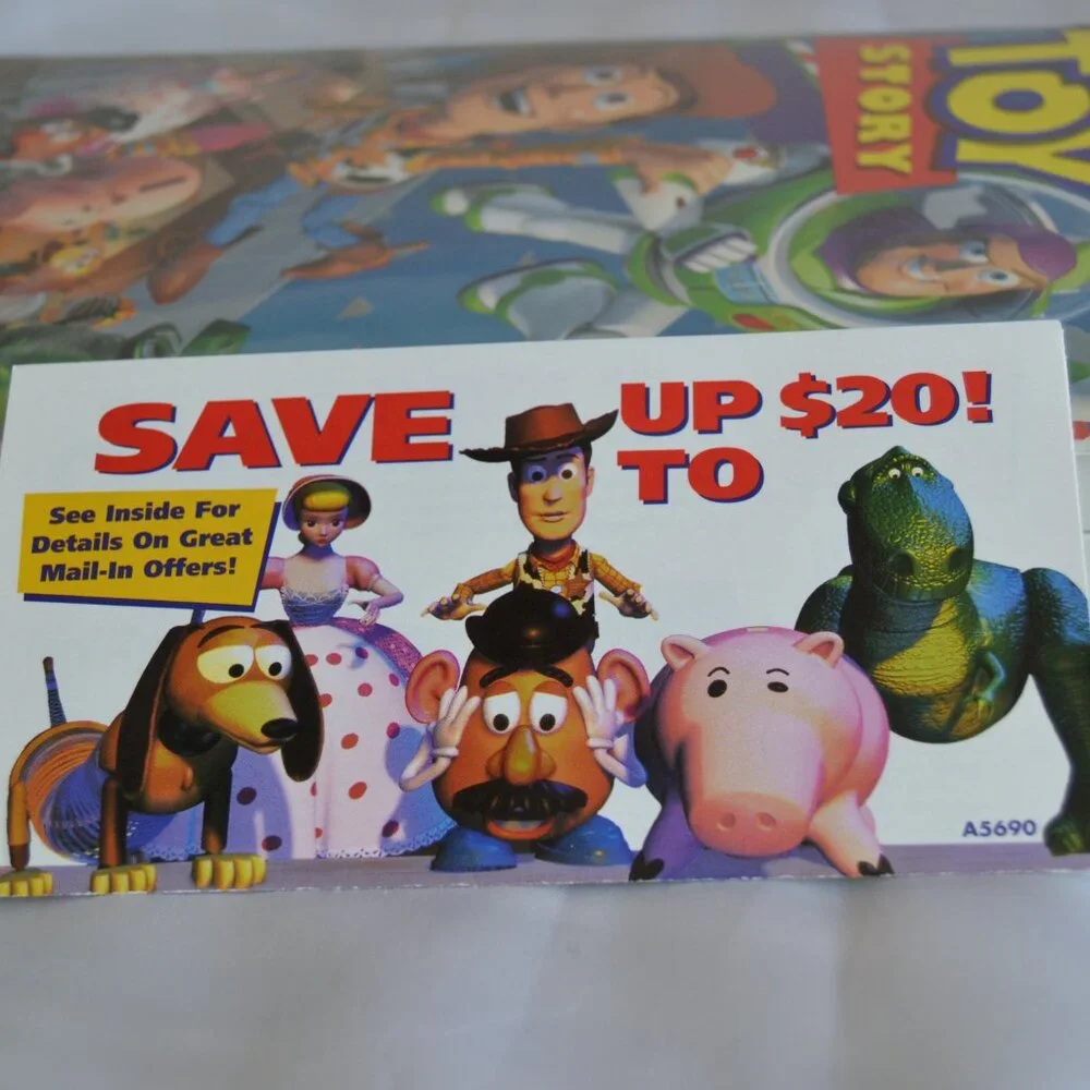 DISNEY'S PIXAR TOY STORY VHS MOVIE #6703- pre-owned, + All Original Insects